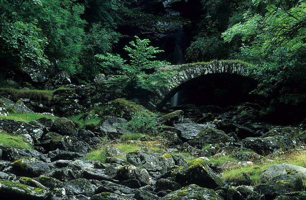 Packhorse bridge in Glen Lyon