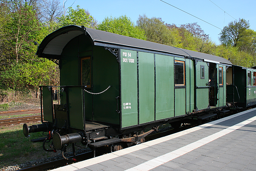 Packwagen Pw 54 der Verdener Eisenbahnfreunde