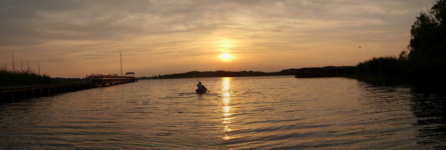 Paddeln auf der Müritz