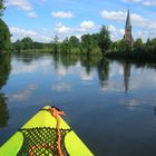 Paddeln auf der Niers