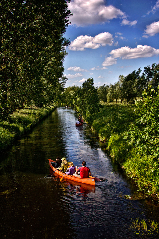 Paddeln auf der Niers