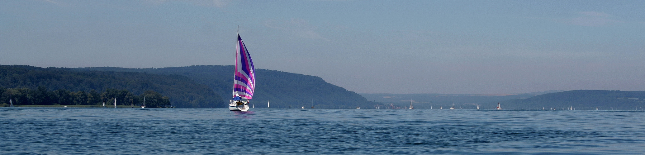 Paddelpause auf dem Bodensee ...