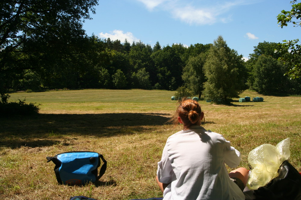 Paddelpause im schönen Havelland