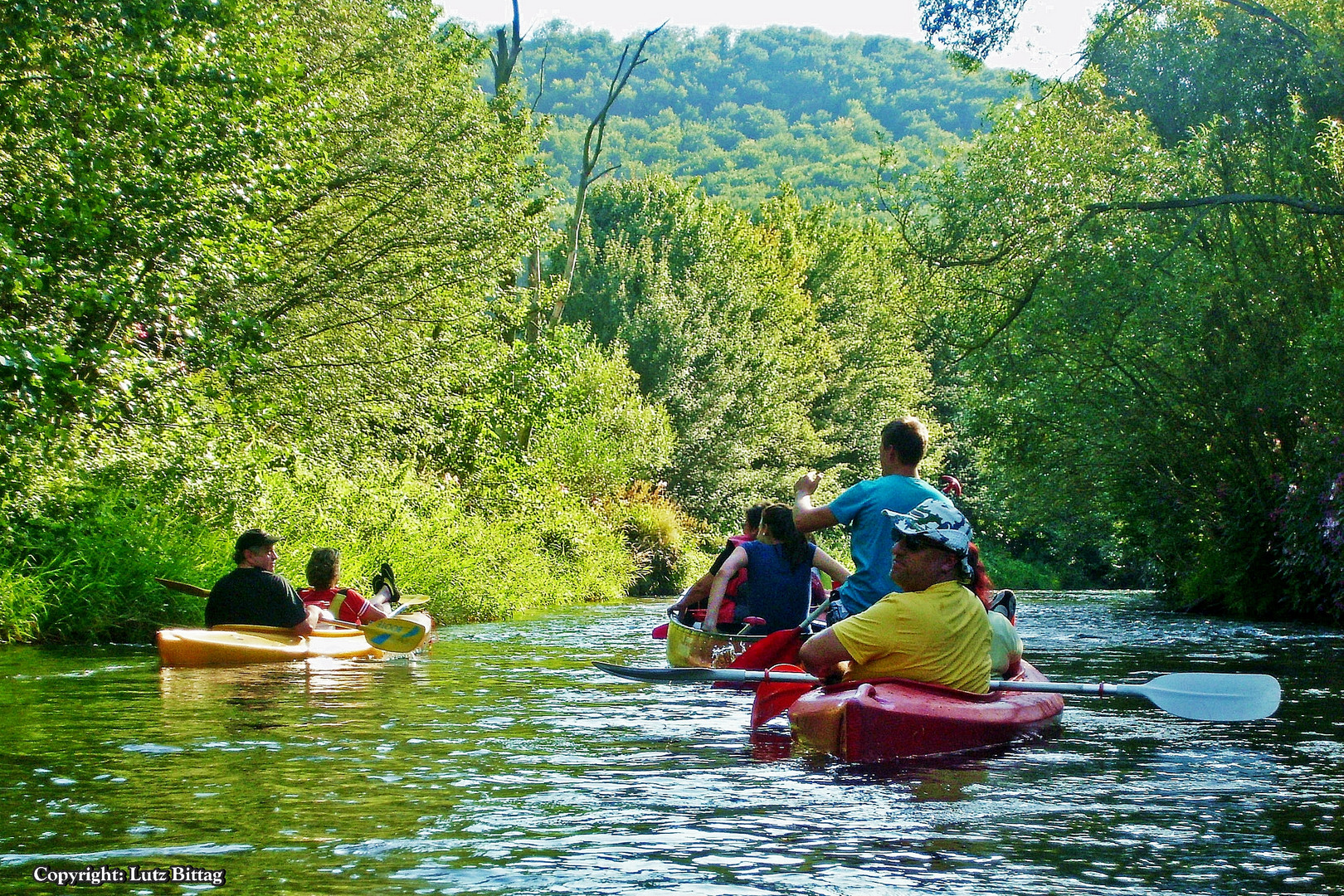 Paddeltour auf der Werra