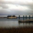 Paddfle Steamer on the River