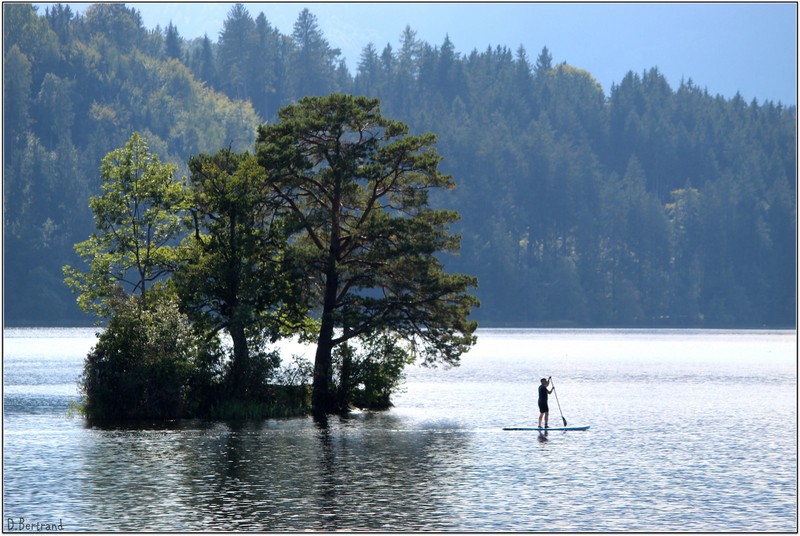 paddle sur le Staffelsee......Bavière