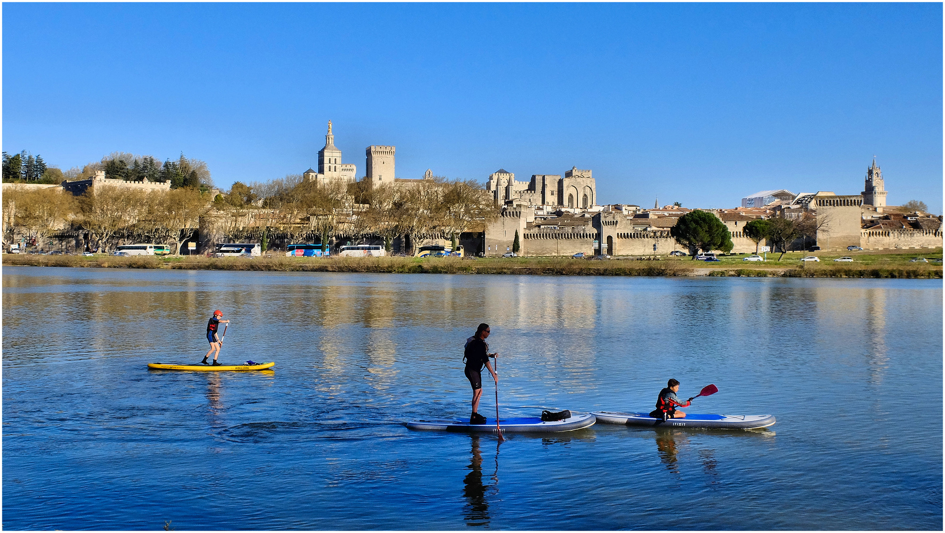 Paddle sur Rhône...