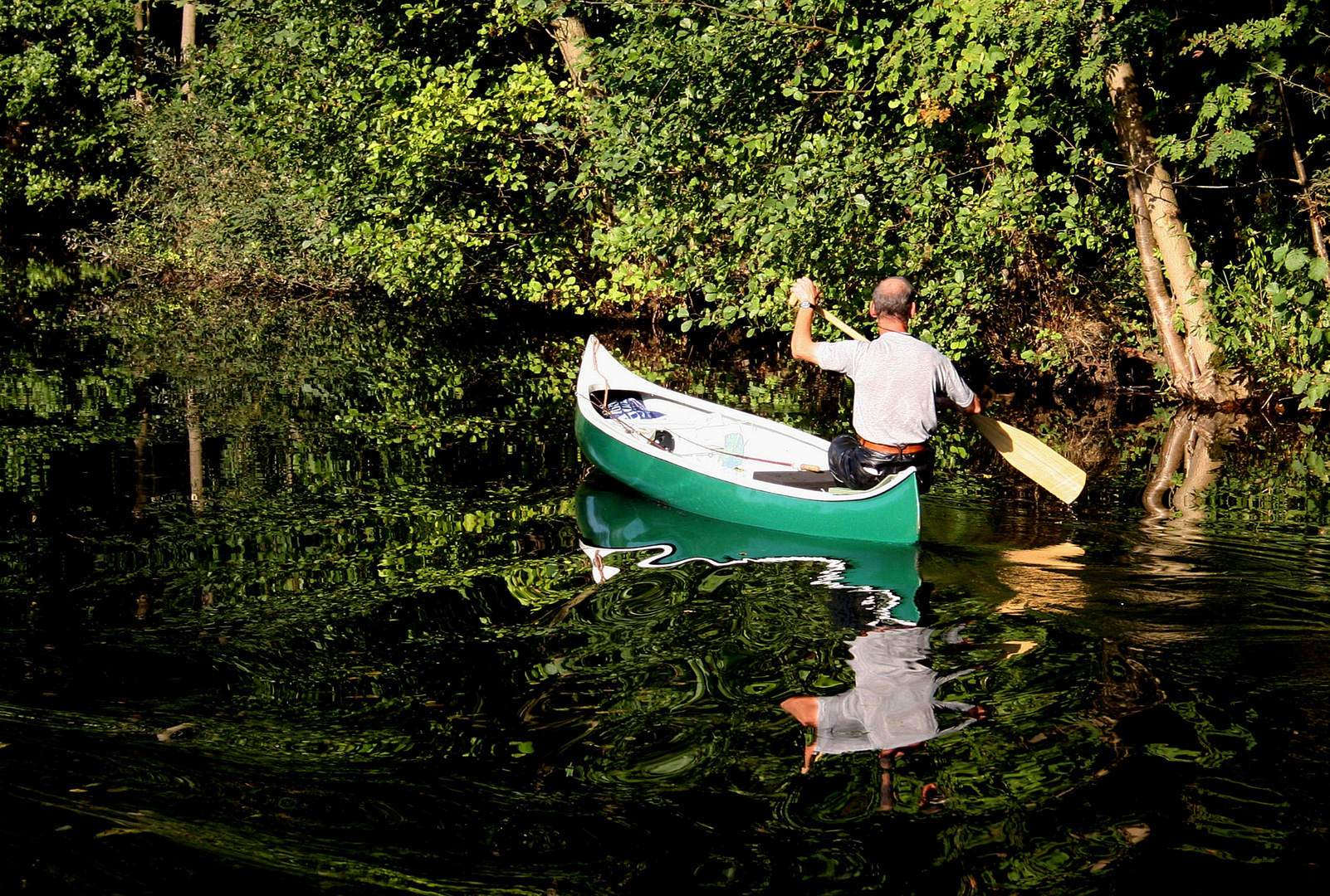 Paddler auf der Wakenitz