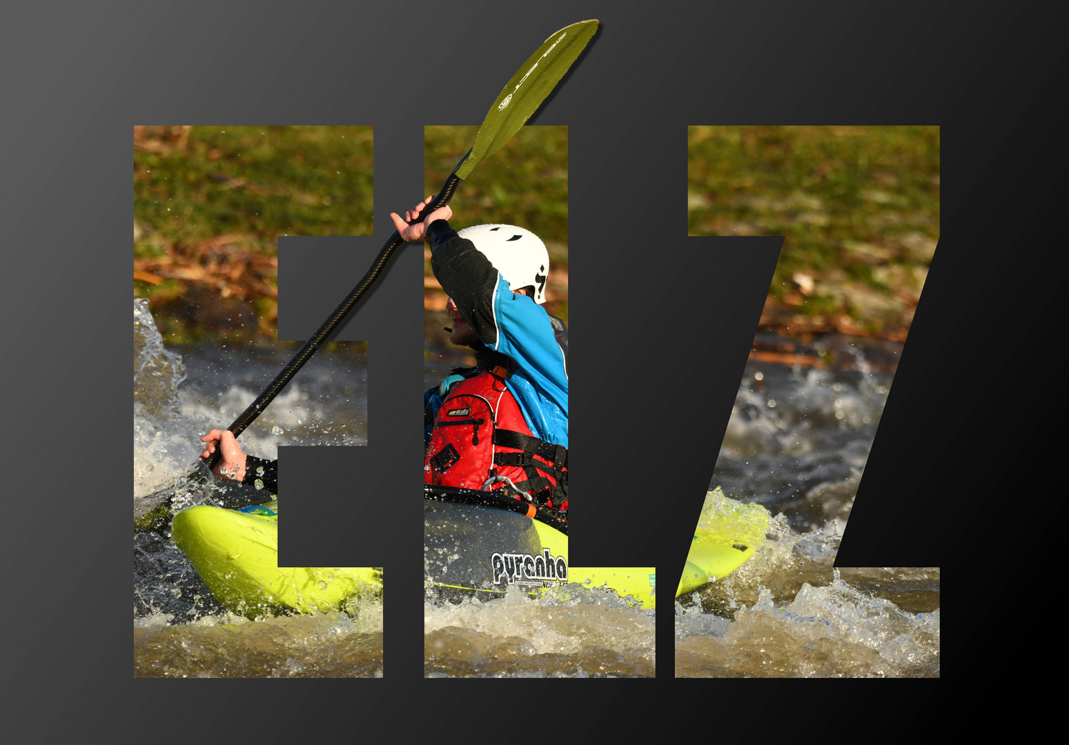 Paddler in der Elz