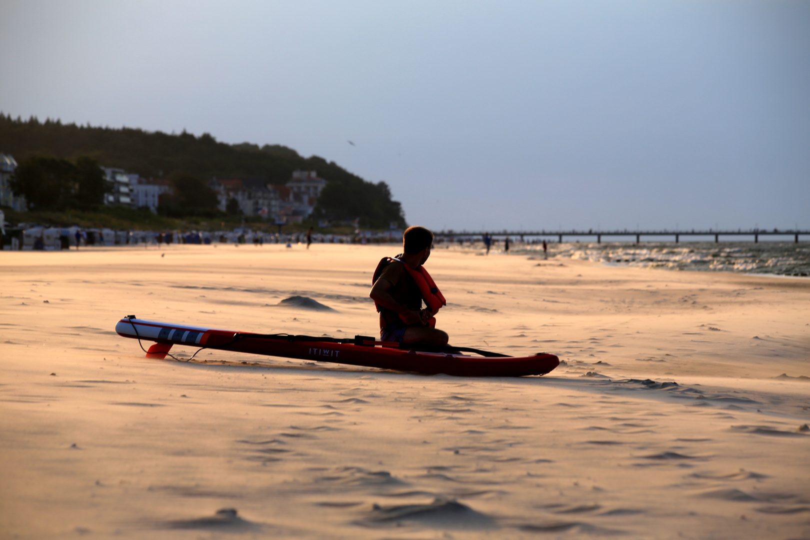 Paddler in Heringsdorf