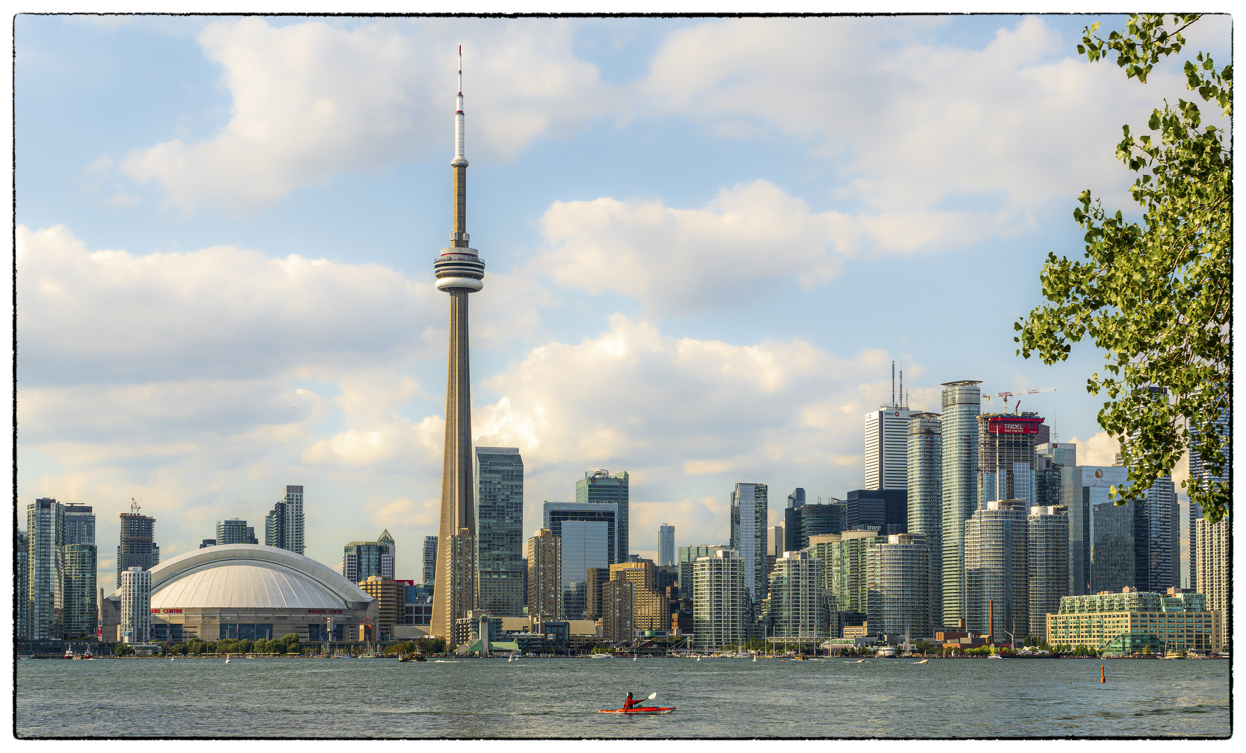 Paddler vor Toronto