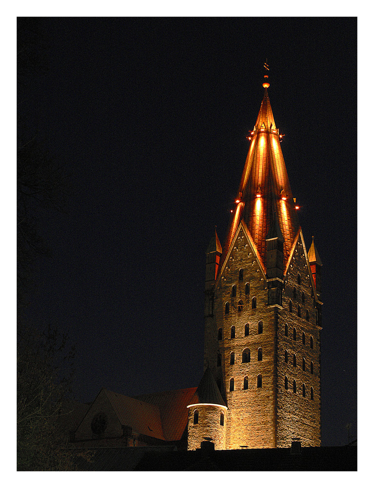 Paderborner Dom in der Vorweihnachtszeit