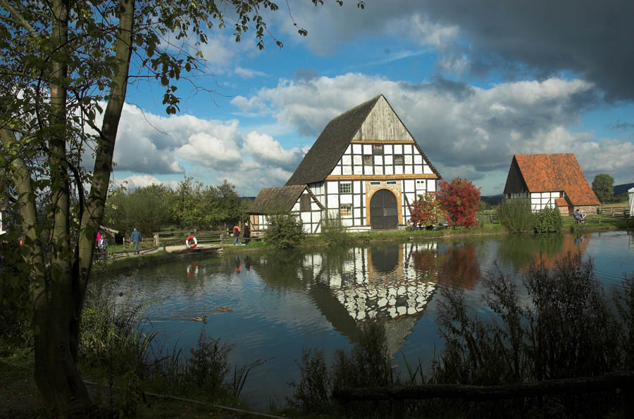 Paderborner Dorf im Westfälischen Freilichtmuseum bäuerlicher Kulturdenkmale Detmold