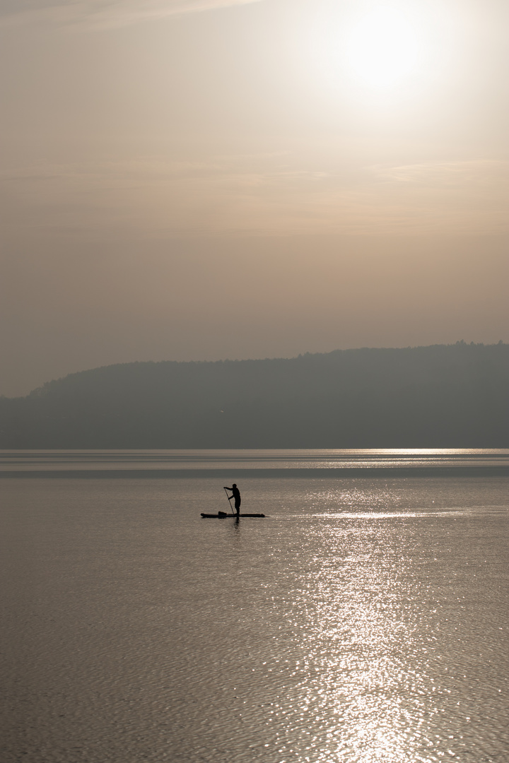 Padler auf dem Bodensee