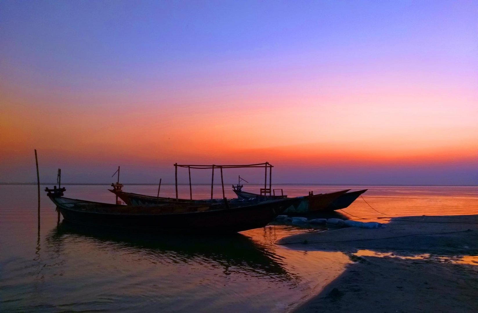 Padma River at Evening, Rajshahi, Bangladesh