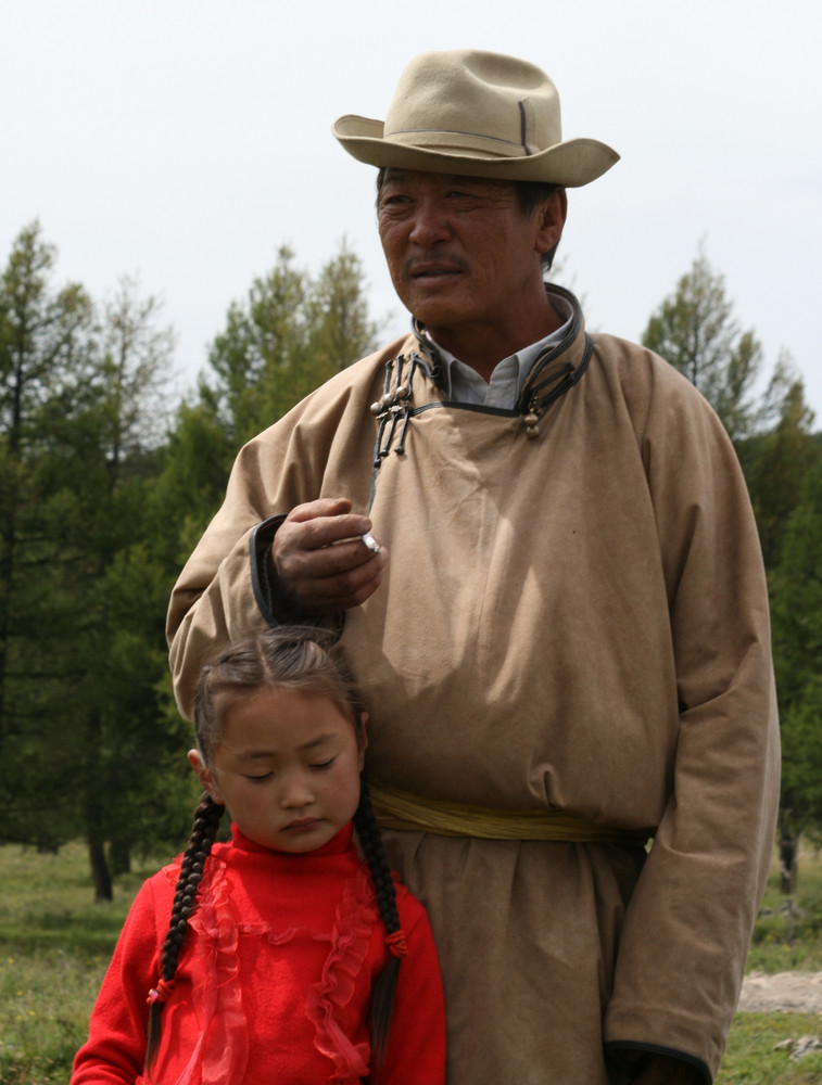 padre con su hija