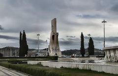 Padrão dos Descobrimentos a Belém. Piazza del´Impero.