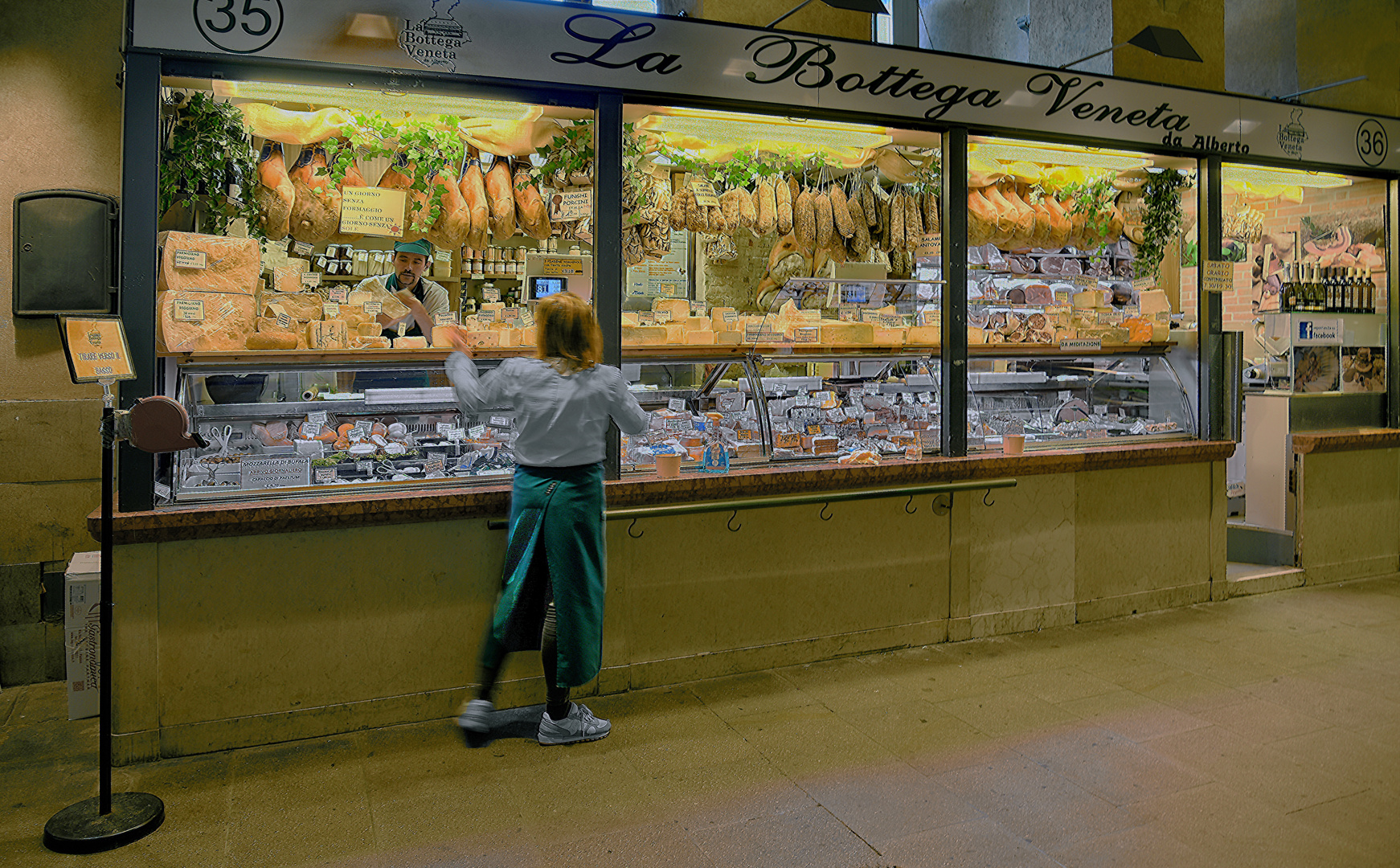 Padua - Markttag im Zentrum der Altstadt - 