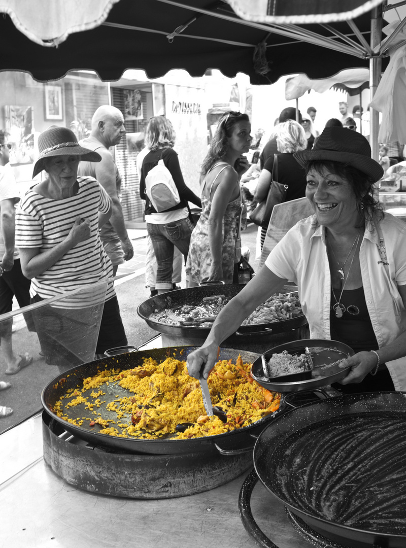 Paella con sorriso