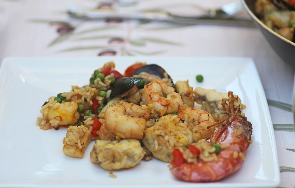 Paella de mariscos