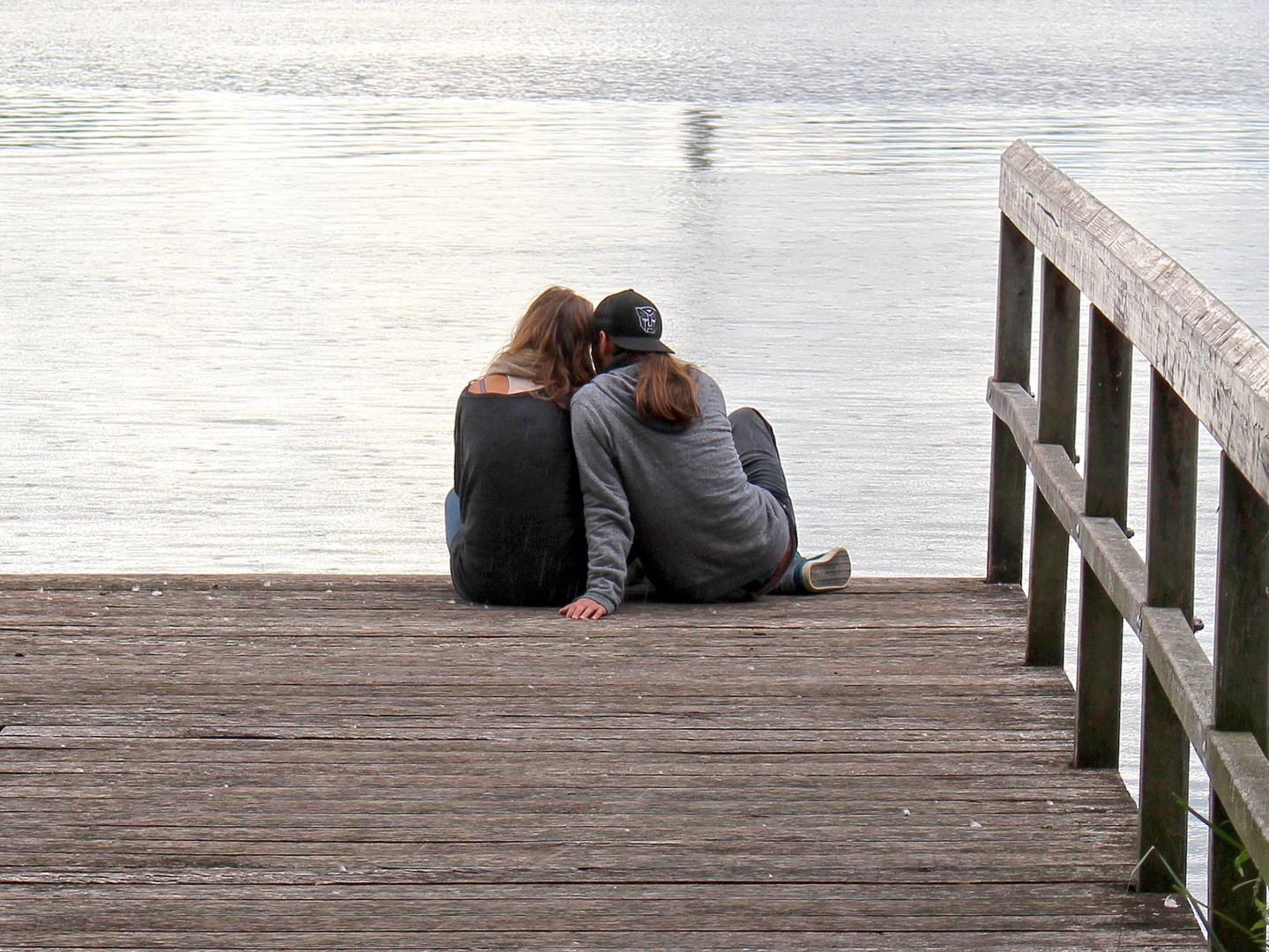 Pärchen am Vörder See in Bremervörde