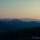 Paesaggio collinare dalle Salse di Nirano