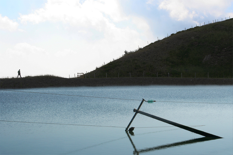 paesaggio con lago