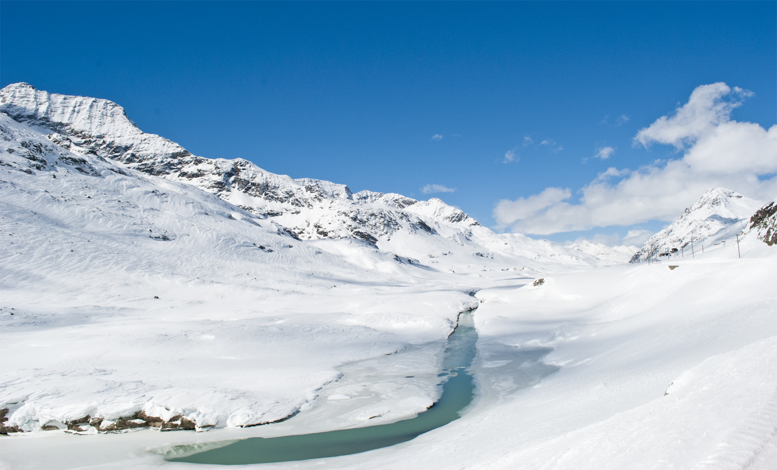 Paesaggio dal Bernina Express