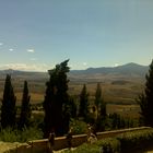 Paesaggio di Pienza, Toscana.