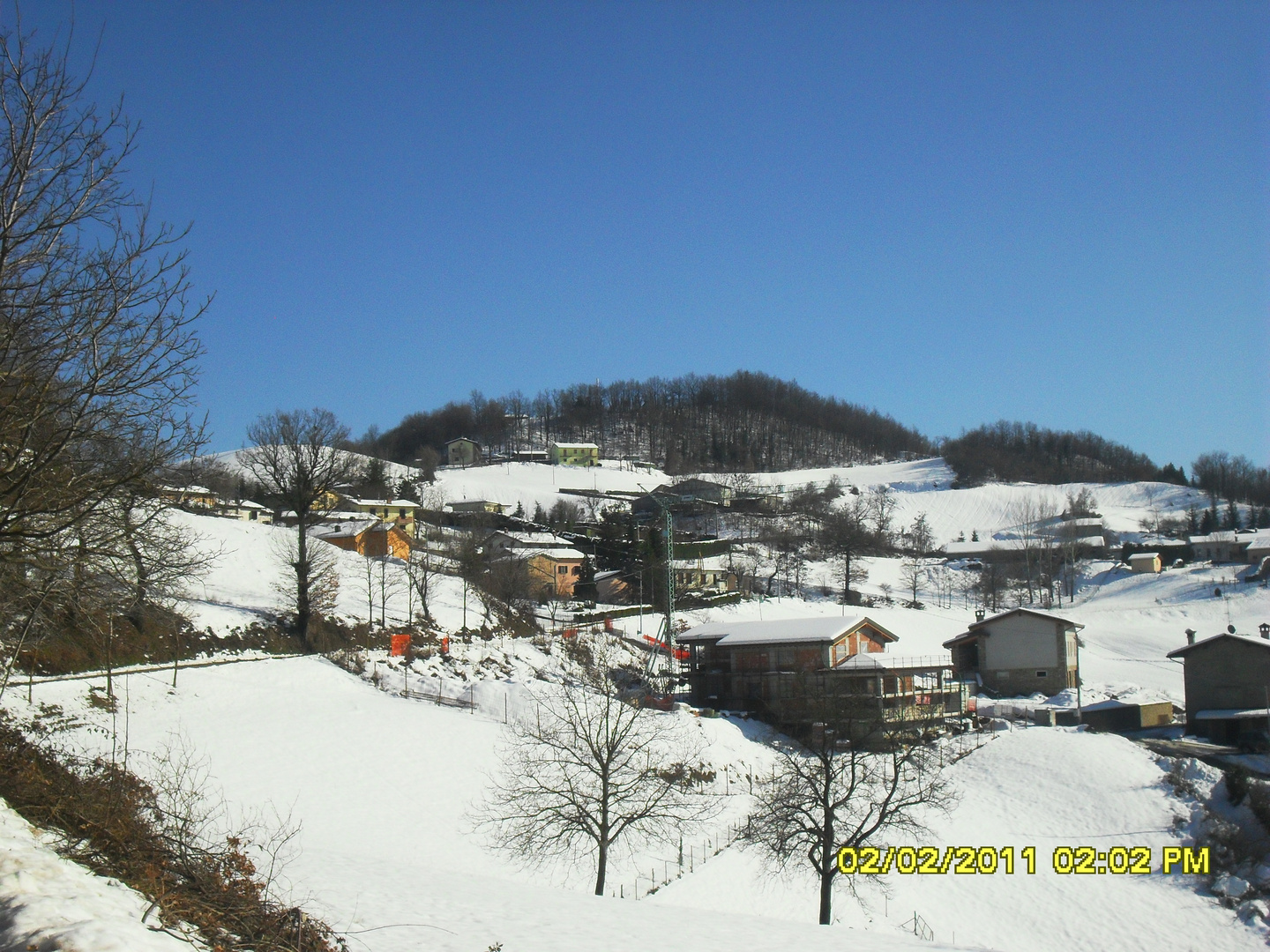 paesaggio in bianco