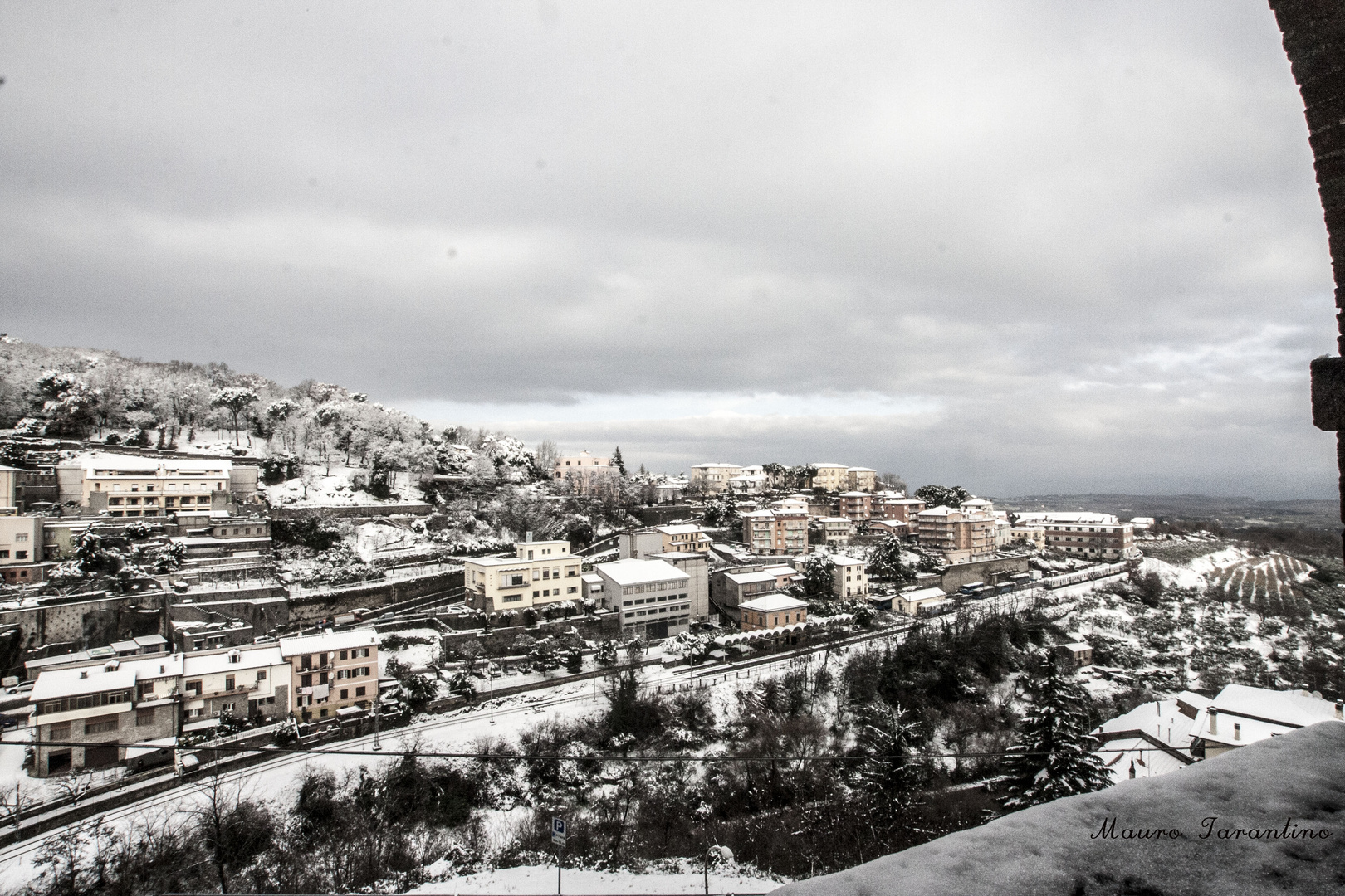 paesaggio innevato Soriano nel cimino