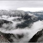 Paesaggio invernale dalla Forcella