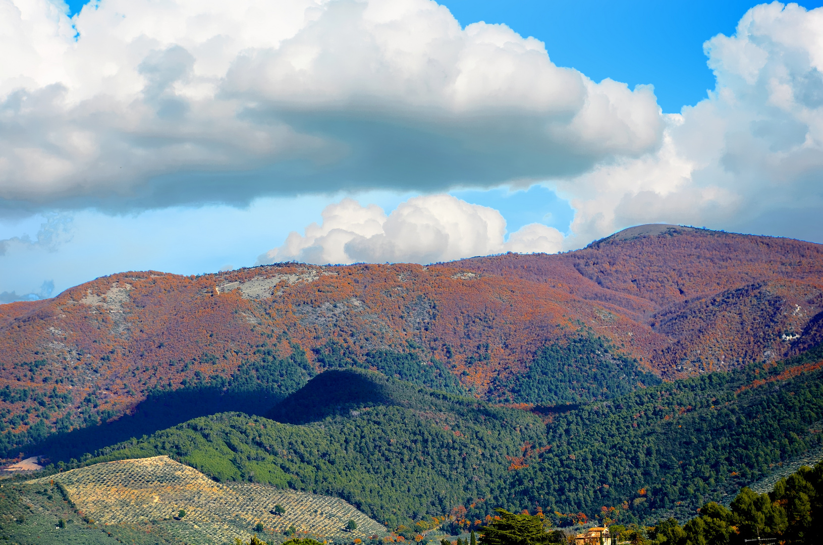 Paesaggio spoletino autunnale