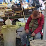 "Päuschen" am Campo de Fiori in Rom