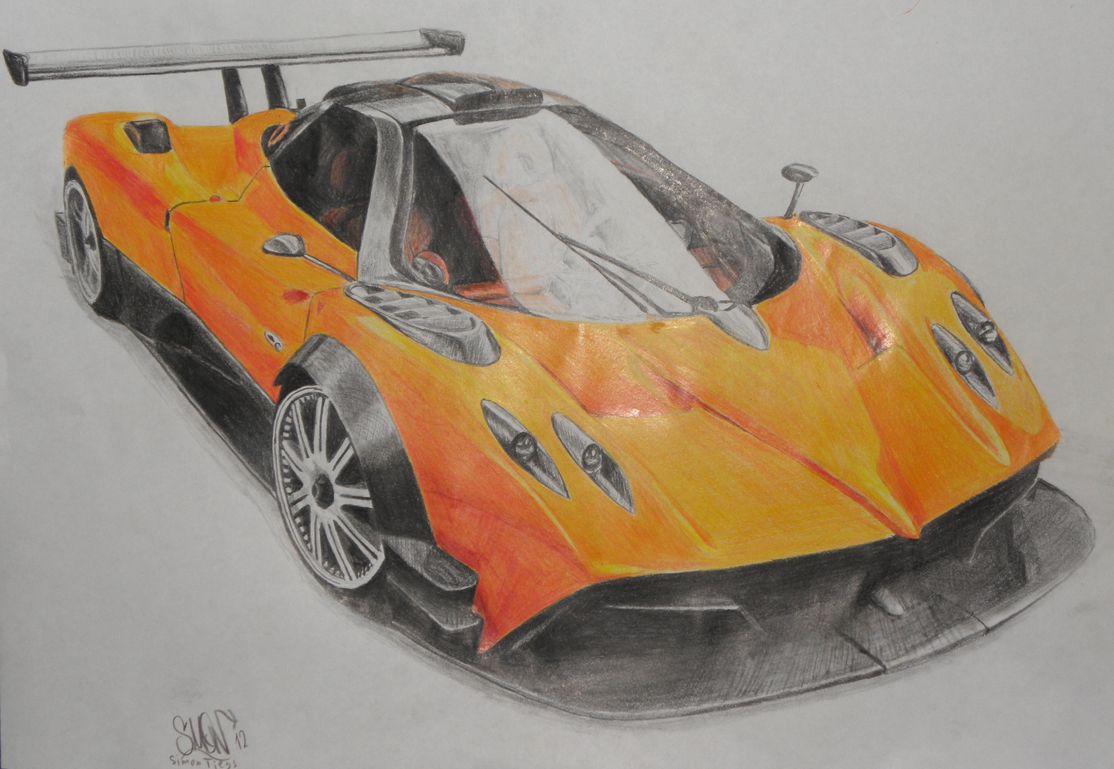 Pagani Zonda Faber Castell Polychromos