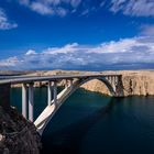 Pager Brücke, Dalmatien. Kroatien