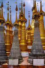 Pagodas at the Inn Dein hill top