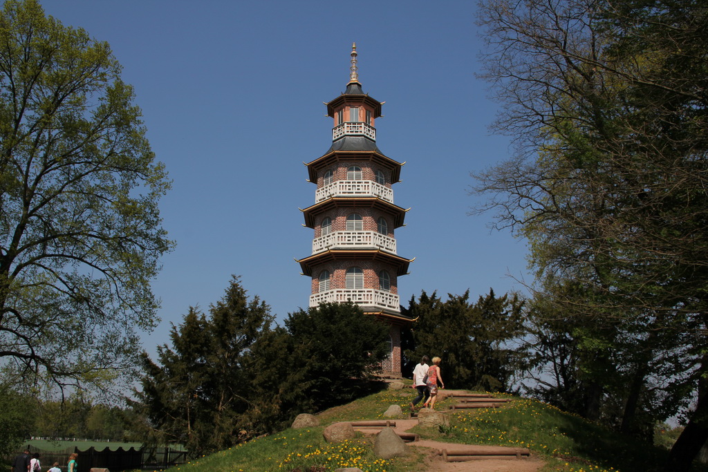 Pagode im Englisch-Chinesischen Garten im Schlosspark Oranienbaum