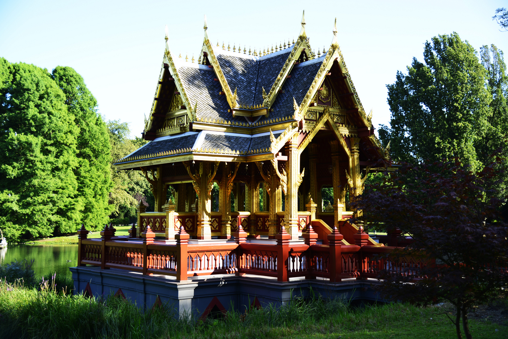 Pagode im Tierpark Hagenbeck