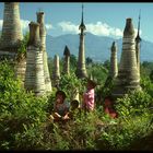 Pagoden in Indain, Myanmar