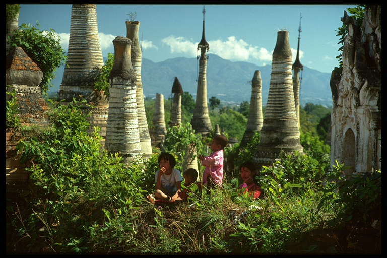 Pagoden in Indain, Myanmar