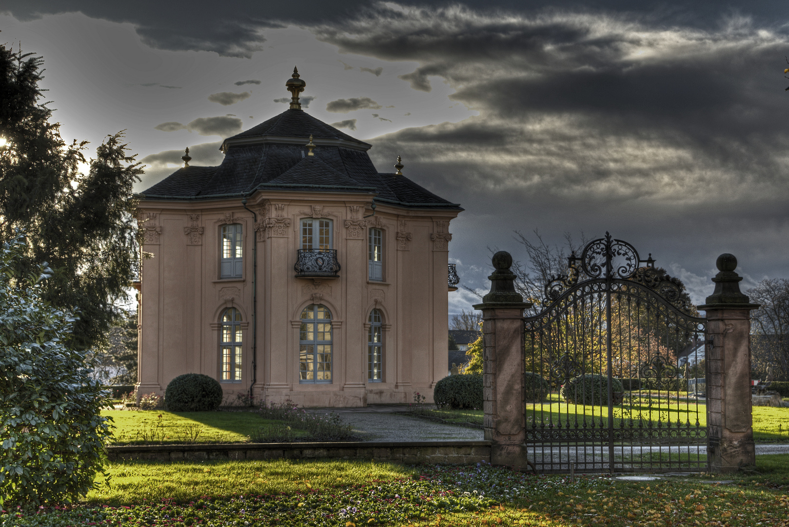 Pagodenburg in Rastatt als HDR