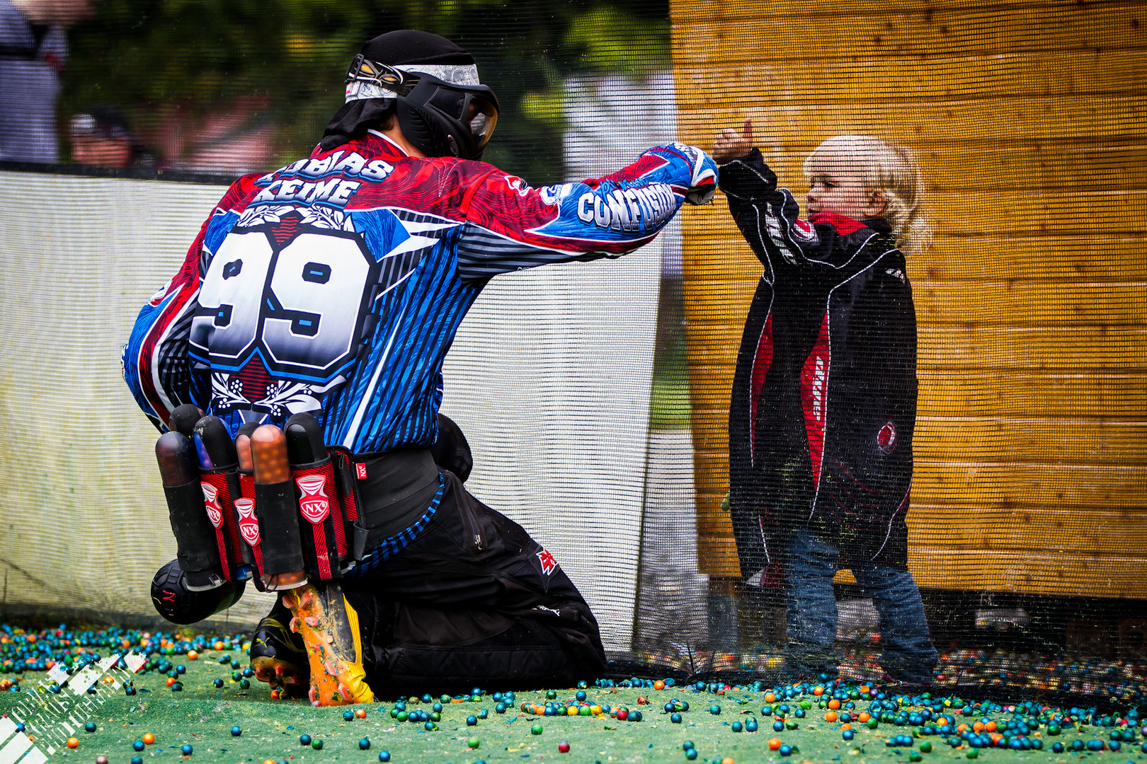 Paintball, ein Sport, auch für Familienväter......