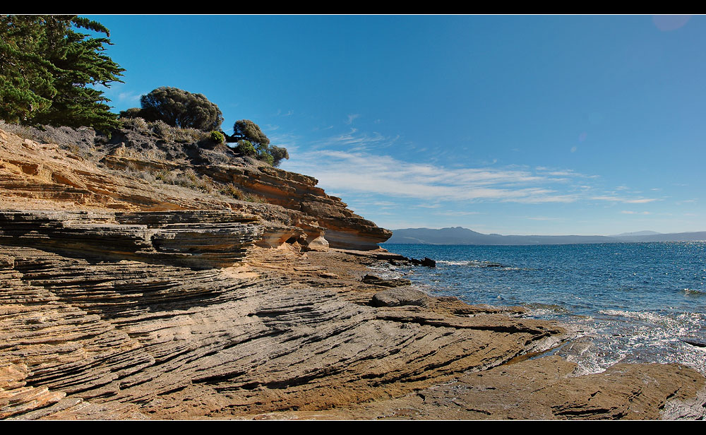 Painted Cliffs - Maria Island