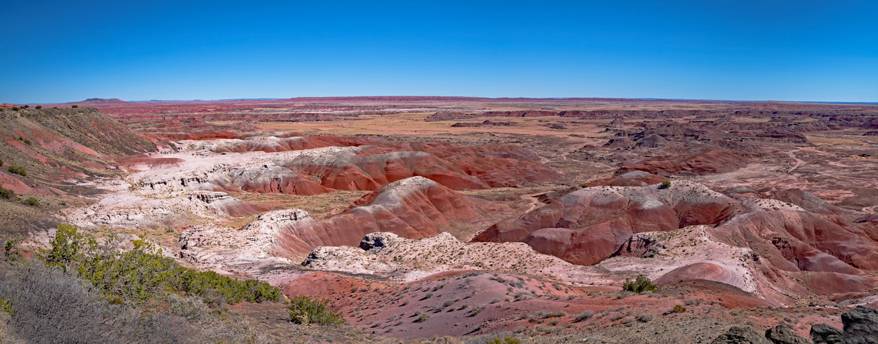 "Painted Desert" beim Nordeingang zum Petrified Forest N.P.