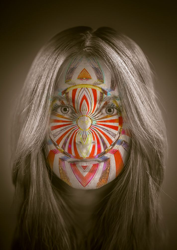 painted face