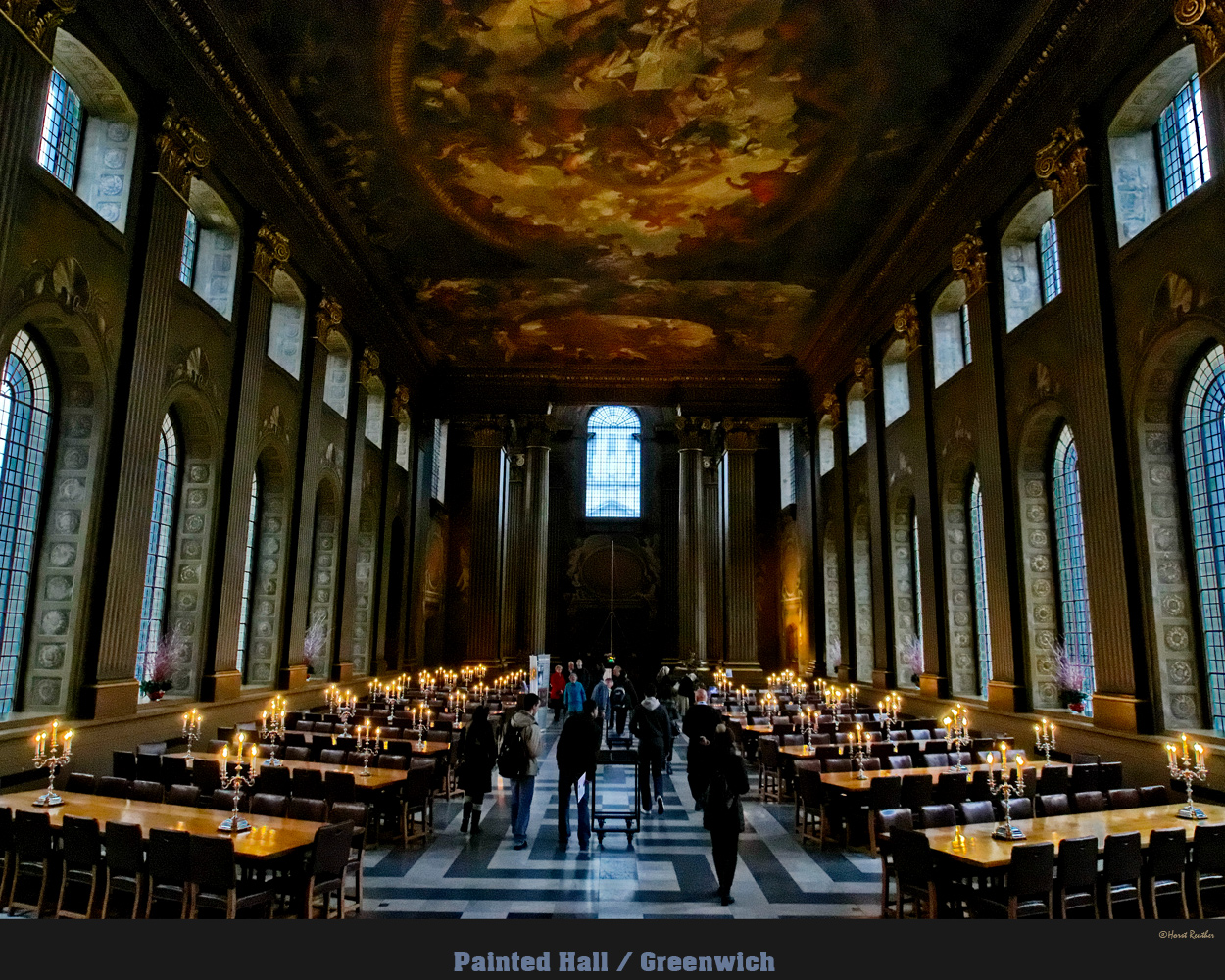Painted Hall in Greenwich / England