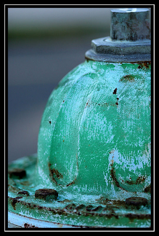 painted hydrant