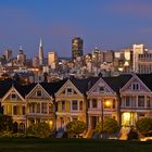 Painted Ladies am Alamo Square in San Francisco