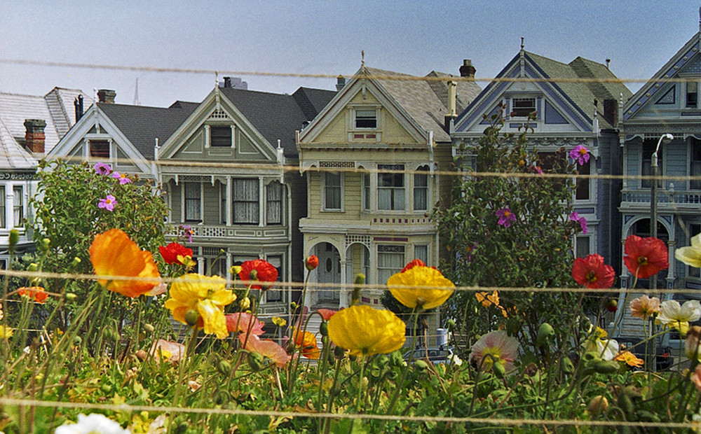 Painted Ladies am Alamo Square (San Francisco)